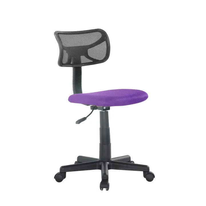 SILLA OFICINA BRAVO MODELO SOF-06 VIOLETA-NEGRO - 1