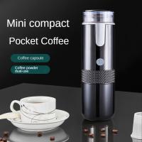 Cafetera Electrónica Máquina de Espresso Recargable Cafetera Portatil para AutomoVil hacer Café Molido y Espresso Viajes Camping - details 1