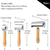 Herramienta De Planchado Para Cuero Koveen Rueda De Pegamento De Bordes De Cuero 26/60/100mm Herramienta De Planchado Para Madera De Leña Artesanal Herramienta De Planchado Para Metal De Acero - details 2