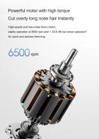 XIAOMI Mijia Cortauñas Eléctrico Portátil Para Hombres Recargable Painless Clipper Afeitadora De Pestañas Y Orejas - details 5