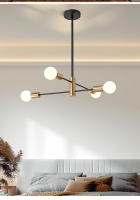 Modern Nordic Sputnik Lámpara De Techo En Negro Con 4/6/8 Luces Lámpara LED Para Iluminación Interior Fijación Pendant No Incluye Bombillas - details 5