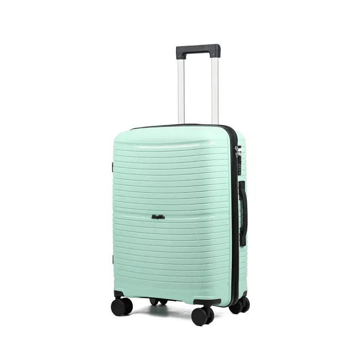 ARYVIE PPN19 Maleta de Cabina 55*36*23 cm, Material Polipropileno Ligero y Resistente con Cremallera a Prueba de Explosiones y Gama de Aluminio, Cerradura de 3 dígitos, Ruedas Silenciosas 360º Dobles Giratorias. - 1