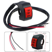 Botón deInterruptor De Manillar Para Motocicleta 22mm LED Farol Lejano Cerca Tres Líneas Usado Como ON/ON/OFF Para Luces Generales - details 3