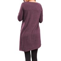 Vestido De Mujer Casual Otoño Elegante Con Botones Color Sólido Largo Manga Vestido De Fiesta Polyester Cuello O Antiguo - details 27