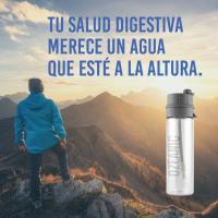 Ozeanic EcoBottle Versión 2.0 - Botella POTABILIZADORA / PURIFICADORA de AGUA. Cantimplora de Agua que se limpia sola y PURIFICA el agua, capacidad de 600 ml con Protector de Neopreno. Elimina el 99,99% de virus y bacterias en 3 minutos. - details 1