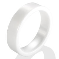 Anillo De Cerámica Negro Y Blanco Para Hombres Y Mujeres Anillo De Moda Para Fiestas Joyería Simplicidad Elegante Regalo - details 2