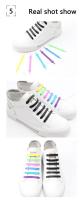 12Pcs Lazos De Zapatillas Elásticos De Silicona Para Niños Y Adultos Sin Amarrar Adecuados Para Todas Las Zapatillas Tamaño Único - details 9