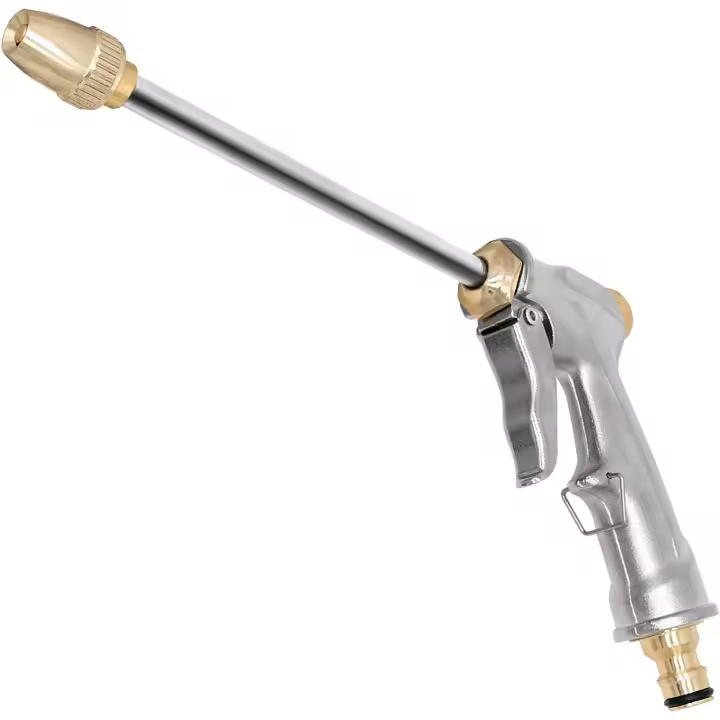 Pistola de agua de metal, rociador de jardín de alta presión para lavado de autos, riego de jardín/césped - 1