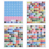 4pcs/set Etiquetas De Color Para Pintura Diamante DMC Organizador De Cajas De Almacenamiento Y Botellas Etiquetas De Mosaico De Perlas - details 3