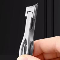 Juego De Tijeras De Uñas De Acero Inoxidable Con Hoja Giratoria De 360 Grados Antisalpicaduras Y Antideslizantes Para Uso Doméstico Gran Abertura - details 14