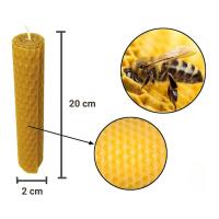 Vadeincienso Vela de Cera de Abeja 20  x 2 centímetros  Hechas a Mano Auténtica Natural de apicultores y abejas  nacionales - details 0