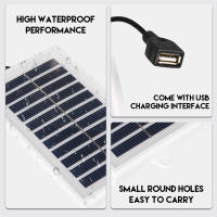 Cargador Solar Portátil 1PC Con Salida USB Para Uso Exterior Viajes Y Camping Carga paraLinterna Y Ventilador - details 7