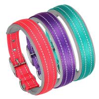 Collar De Nylon Suave Reflectante Para Perros De Todas Las Edades Durable Y Seguro Con Colchón Para Pequeños Medianos Y Grandes Pug - details 3