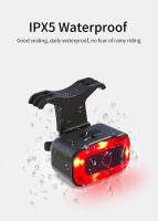 Luz Trasera Inteligente NATFIRE A07 Para Bicicleta Con Sensor De Freno Luz De Seguridad Recargable USB C Automática Encendido Y Apagado Para Ciclismo - details 8