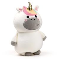 Peluche coche niño cojin cervical almohada unicornio regalo viaje suave, 2 en 1, coche tren infantil juguete. Puckator - details 3