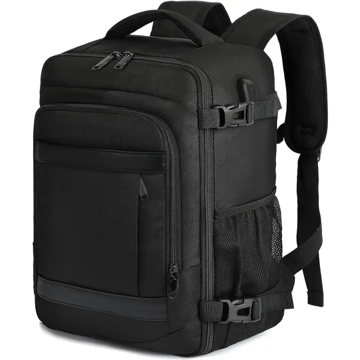 Mochila Viaje Cabina Avion 40x20x25 para Ryanair 20L Mochila Cabina Equipaje de Mano Bolso Mochilas Hombre para Portatil Negro - 1