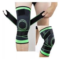 2 rodilleras profesionales para soporte de compresión (verde), Caminar, Deportes, Alivio del Dolor en Las articulaciones, Artritis y recuperación de Lesiones - details 2