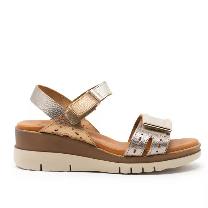 JORDANA 4630 COMBI3 Sandalias plataforma mujer 35964 25V SANDALIA HEBILLA Y VELCRO COMBI 3 - 1