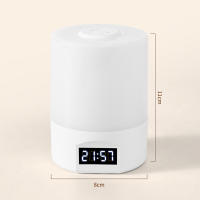 Reloj De Noche LED Luz De Mesa Para Dormitorio Y Cama Protección Ocular Luz De Sueño Dimmerable Recargable Luz Táctil Para Bebés - details 9