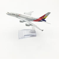 Modelo De Avión Asiana Airlines JASON TUTU 16cm Airbus A380 Metal Dieciséis Centímetros Escala 1/400 Sin Batería Para Mayores De 14 Años - details 3