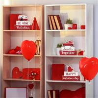 Adornos De Letras Para Día De San Valentín "AMOR" Decoración Para El Hogar Y Bares Regalo De Artesanía Para El Escritorio Decoración De Fiesta Proporciones De Imagen - details 6