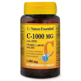Nature Essential Vitamina C 1000 Zinc 60Comp - 1