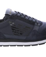 Emporio Armani Zapatillas Zapatos de Hombre Azul Oscuro X4X215 XL198 T370 - details 8
