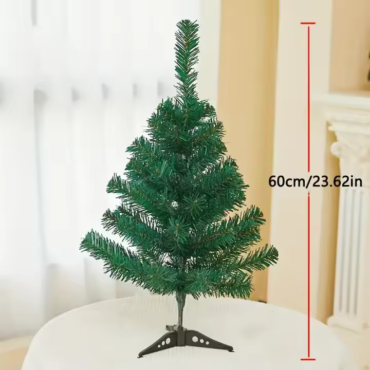 Árbol de Navidad Artificial. Árbol artificial navideño Economico, Árbol de Hoja PET, Árbol verde Navidad,  60cm 90cm 120cm 150cm 180cm 210cm Arbol barato Decoración Hogar, Jardin, Centro Comercial, Restaurante - 1