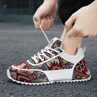 Zapatos Casual Para Hombre Mocasines Plataforma Con Diamantes Estilo Rock Punk Comodidad Transpirables Antideslizantes Talla True - details 1