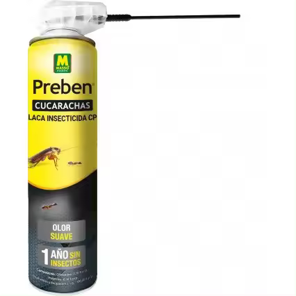Laca Insecticida CP Massó Contra Cucarachas y Animales Rastreros Preben 600ml - 1