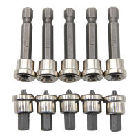Juego De Destornilladores Especial Para Tabique De Gypsum Cabezal De Destornillador Para Carpintero Herramienta De Destornillador De Acero Aluminio Plated Set De 5-9 Piezas - details 2