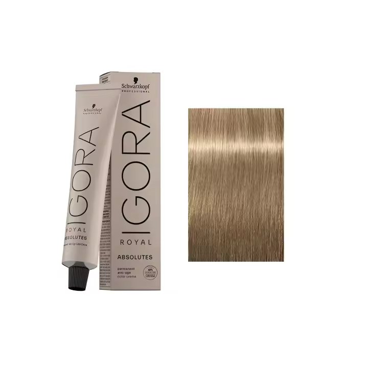 Schwarzkopf IGORA Royal Absolutes 9-40 Rubio Muy Claro Beige Natural Cuidado del Cabello 60 ml - 1