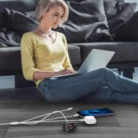 Cargador Magnético Rápido Para Apple Watch Y iPhone Cable Multiusos Compatible Con Reloj Apple 4 En 2 Cargador De Pulsera - details 13