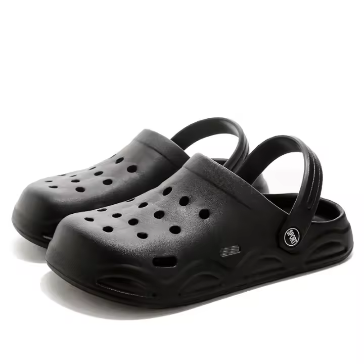 Sandalias Hombre Verano Nueva Exterior Cabeza Media Tacón Jardín Playa Zapatos Unisex EVA Forma Geométrica Tacón Medio - 1