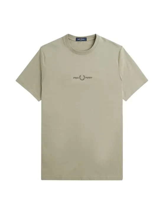 Fred Perry Camiseta Hombre Bordada - 1