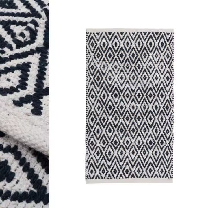 Alfombra multiusos 100% algodón 80 x 50 cm-DAMDAM GO - 1