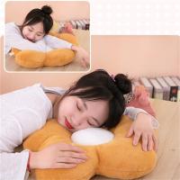 Cojín De Tela De Peluche Floral Suave Para Silla Y Sofá Decorativo Para Dormitorio Y Sala De Estar Regalo De Cumpleaños - details 6