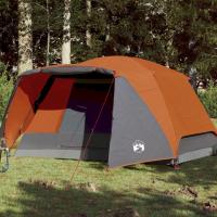 vidaXL Tienda de Campaña con Porche 4 Personas Impermeable Toldo Carpa Color Azul,  Gris y naranja,  Verde y mas - details 1