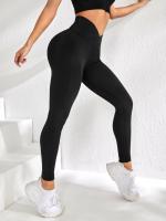 Leggings Deportivos Para Mujer Con Cintura V Y Glúteos Levantados Pantalones De Yoga Elásticos Y Sin Costuras Talla Grande - details 5