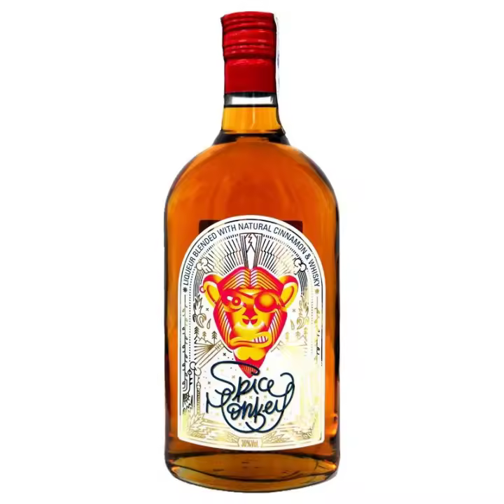 Spice Monkey Whisky con Canela y chili 0.70 botella Vidrio KRD 8437014522167 - 1