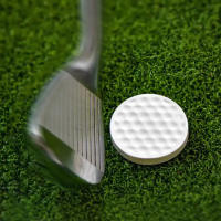Bola De Golf Plana Para Principiantes Portátil Para Oficina Y Hogar Entrenador De Precisión De Golpe Swing TPE Accesorios Para Práctica De Golf - details 0