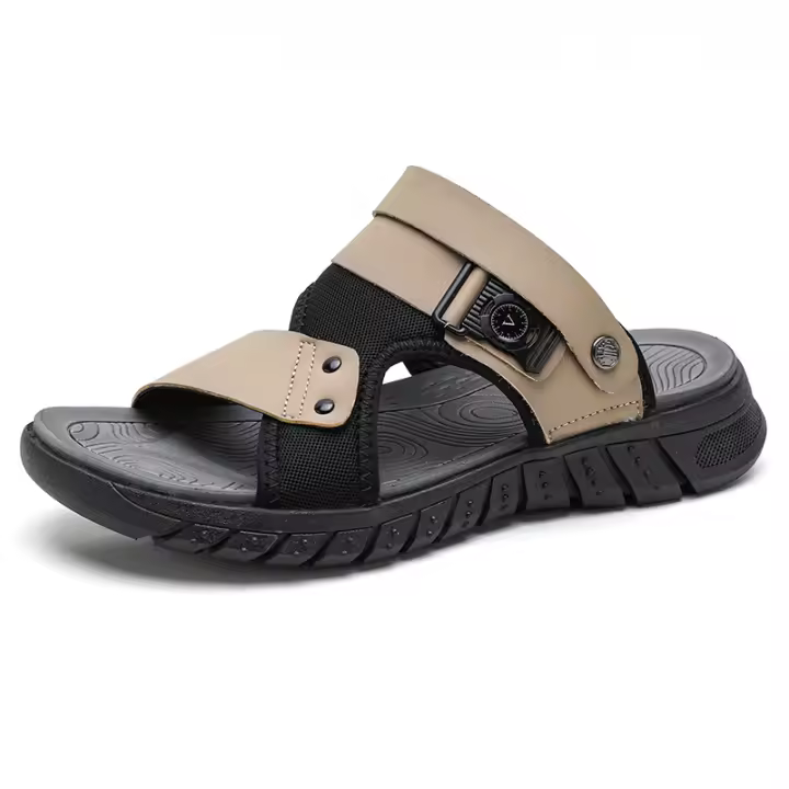 Sandalias Casuales Para Hombre Transpirables Y Cómodas Antideslizantes Impermeables Para Playa Y Conducción Con Suela Suave - 1