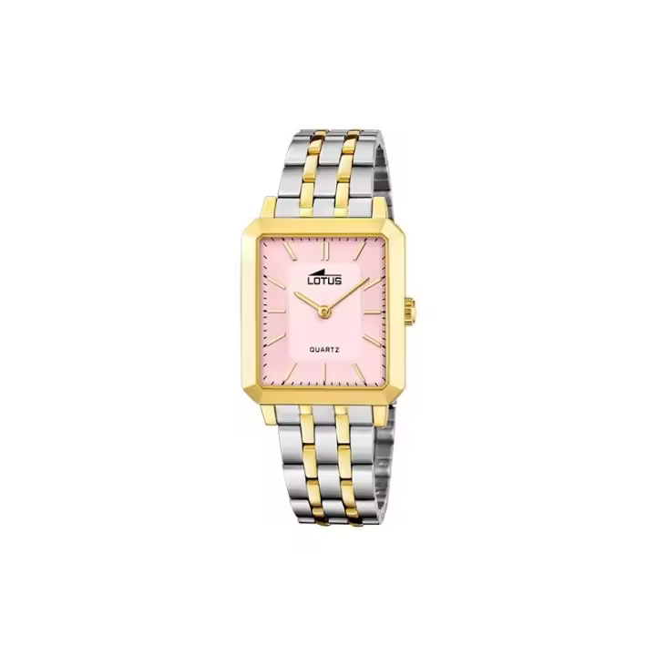 Reloj Lotus Mujer 18981/2 Square Series - Acero Inoxidable, Bicolor, Rectangular - 1