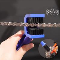 Cepillo De Limpieza Para Cadena De Bicicleta Motocicleta Y Scooter Doble Fin Herramienta De Detallado Para Cadena De Ciclo - details 1