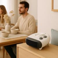 Calefactor eléctrico portátil Jocca 2000W con termostato, función calor y ventilador, calor rápido y uniforme, bajo consumo, pies antideslizantes, apagado automático, luz indicadora, ideal para mantener la temperatura estable en cualquier estancia. - details 2