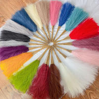 10Pcs 55cm Mini Pampas Sintética Hierba Artificial Planta Falsa Rama De Juncos Para Decoración De Hogar Sala De Estar Cocina Bodas Estilo Boho - details 2