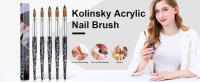 Cepillo De Uñas De Acrílico Shine Chance Puro Kolinsky Oval Para Extensión De Uñas Profesional Material De Cerdas De Kolinsky Origen China - details 4