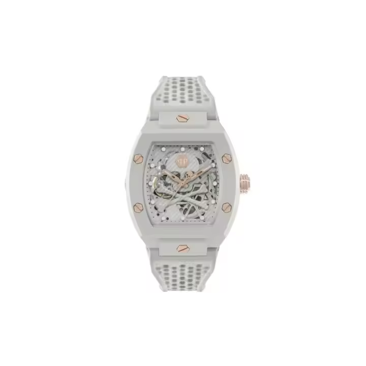 Reloj Automático Philipp Plein The Skeleton Ecoceramic, Gris, 44 mm, PWVBA0123 - 1