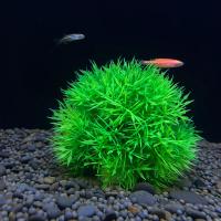Bola De Grama Simulada Para Acuario Decoración De Jaula De Peces Plástica Para Paisajismo En Tanque De Agua - details 1