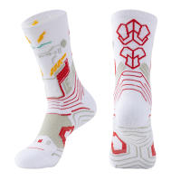 Pareja De Calcetines De Baloncesto Para Adultos Con Altura Alta Y Tubo Largo Calcetines Deportivos De Algodón Grueso Para Correr - details 0